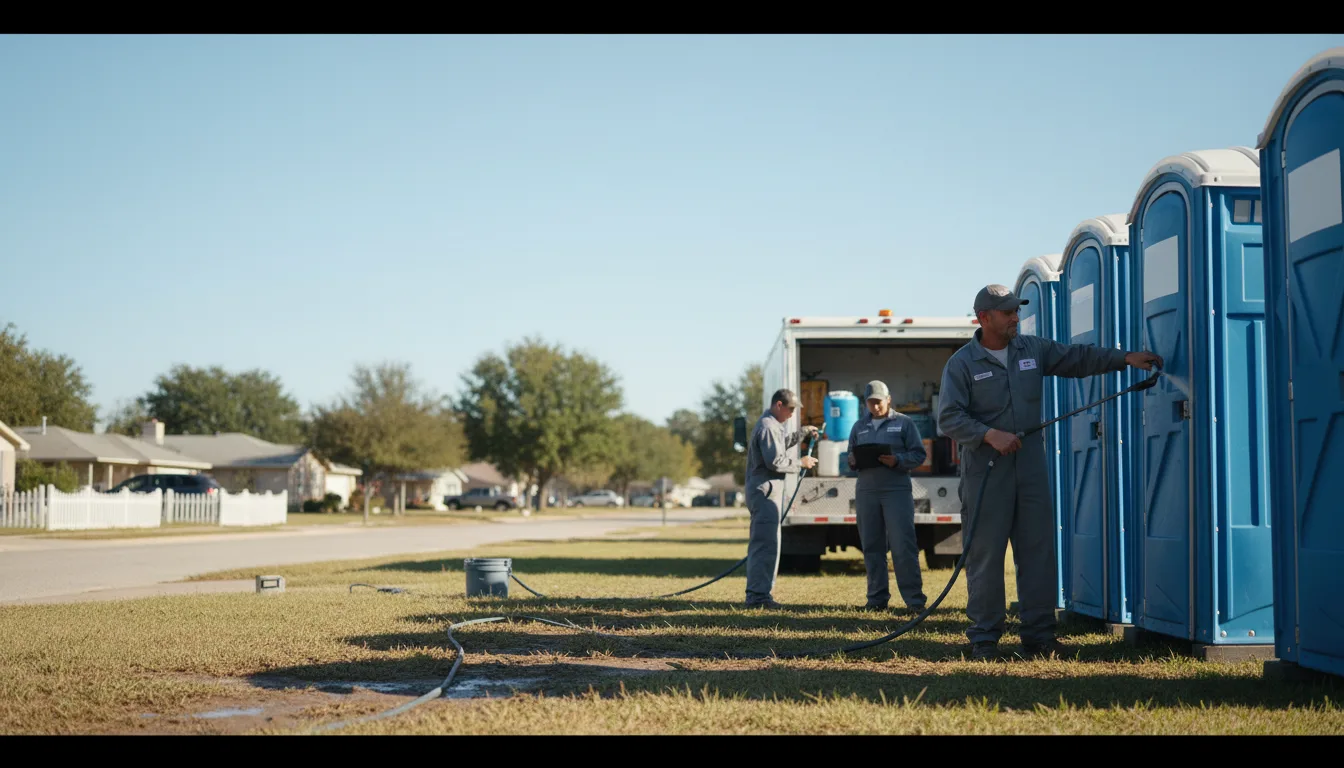 Long-Term Portable Toilet Rental in Fork, SC near me